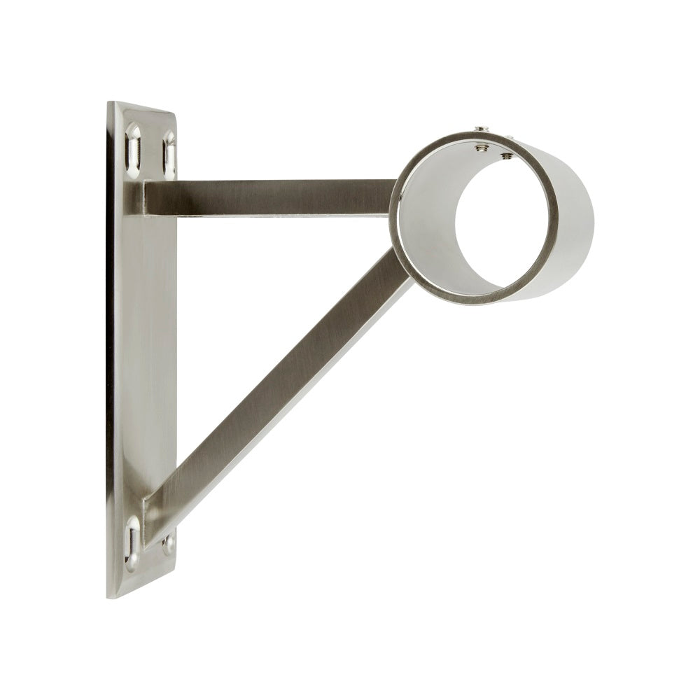 Hallis Neo End Bracket in Stainless Steel Effect