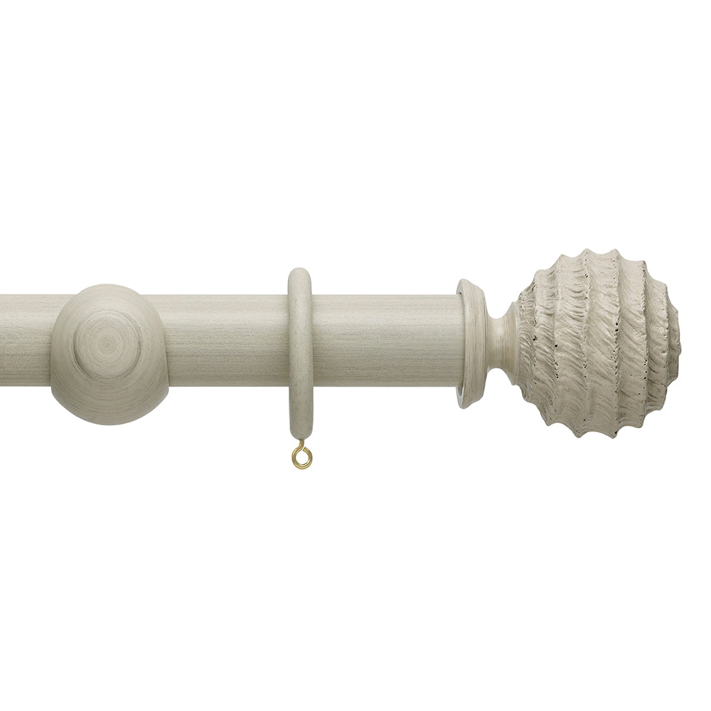 Hallis Origins Fossil Curtain Pole Set in Limestone