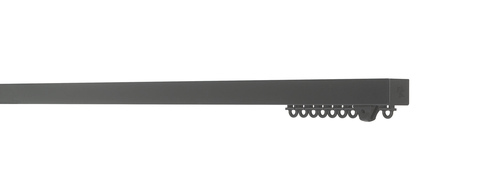 Silent Gliss 6870 Curtain Track in Black