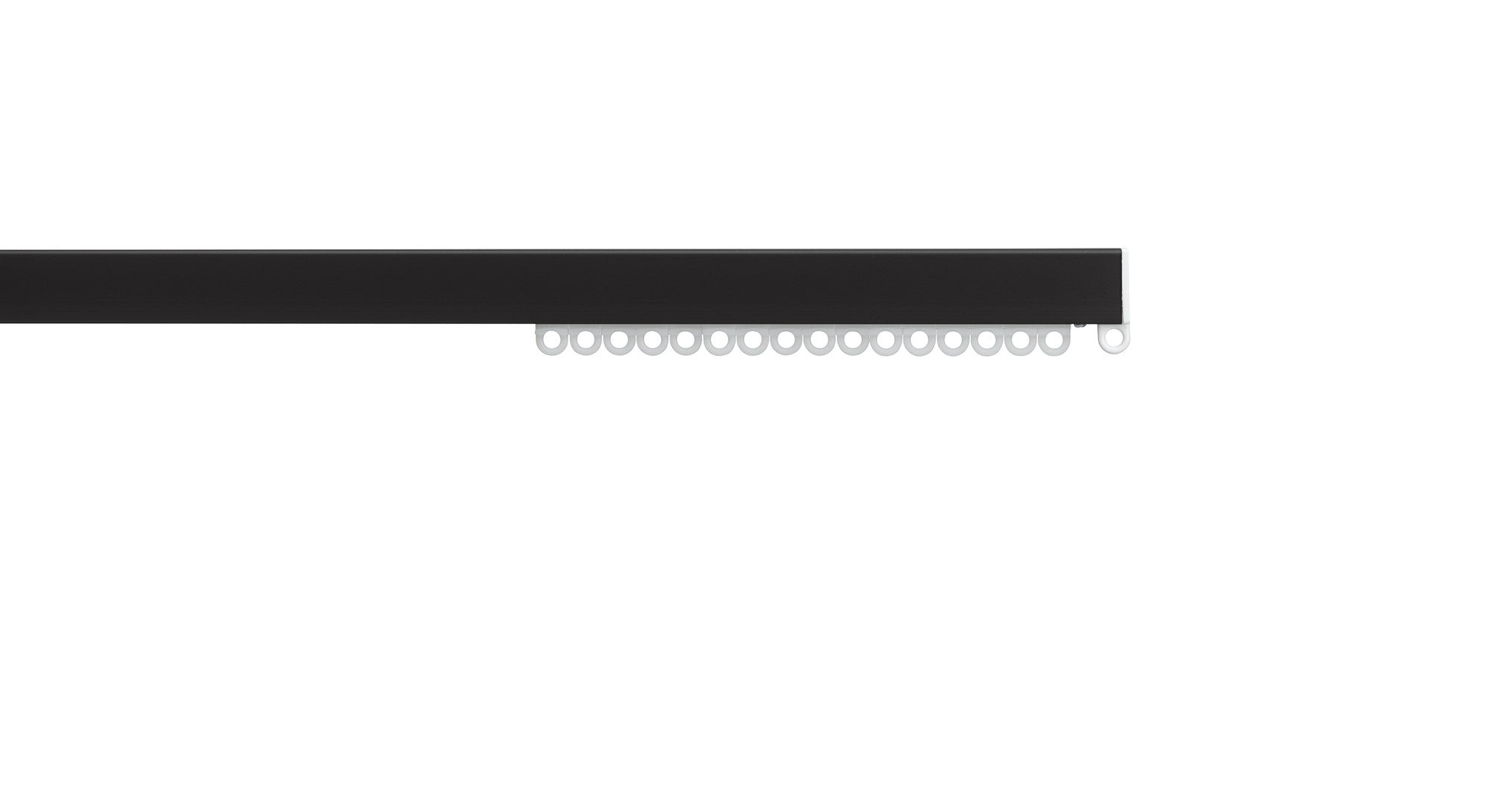 Silent Gliss 1080 Curtain Track in Black