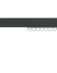 Silent Gliss 1080 Curtain Track in Charcoal