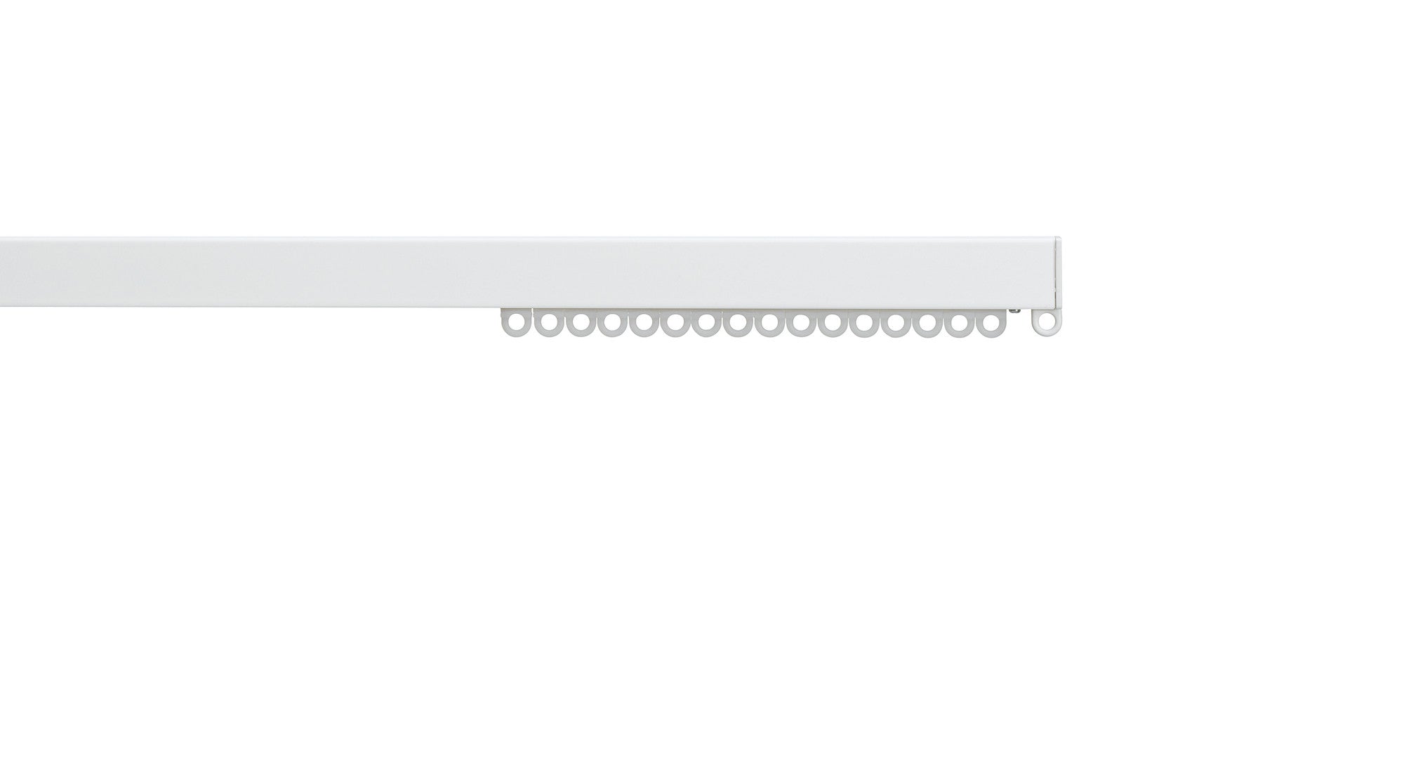 Silent Gliss 1080 Curtain Track in White