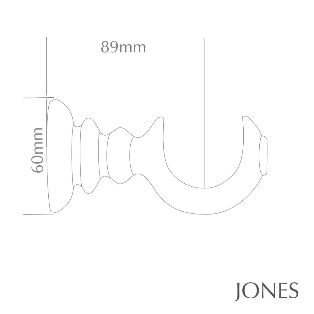 Jones Interiors Hardwick Bracket in Oak