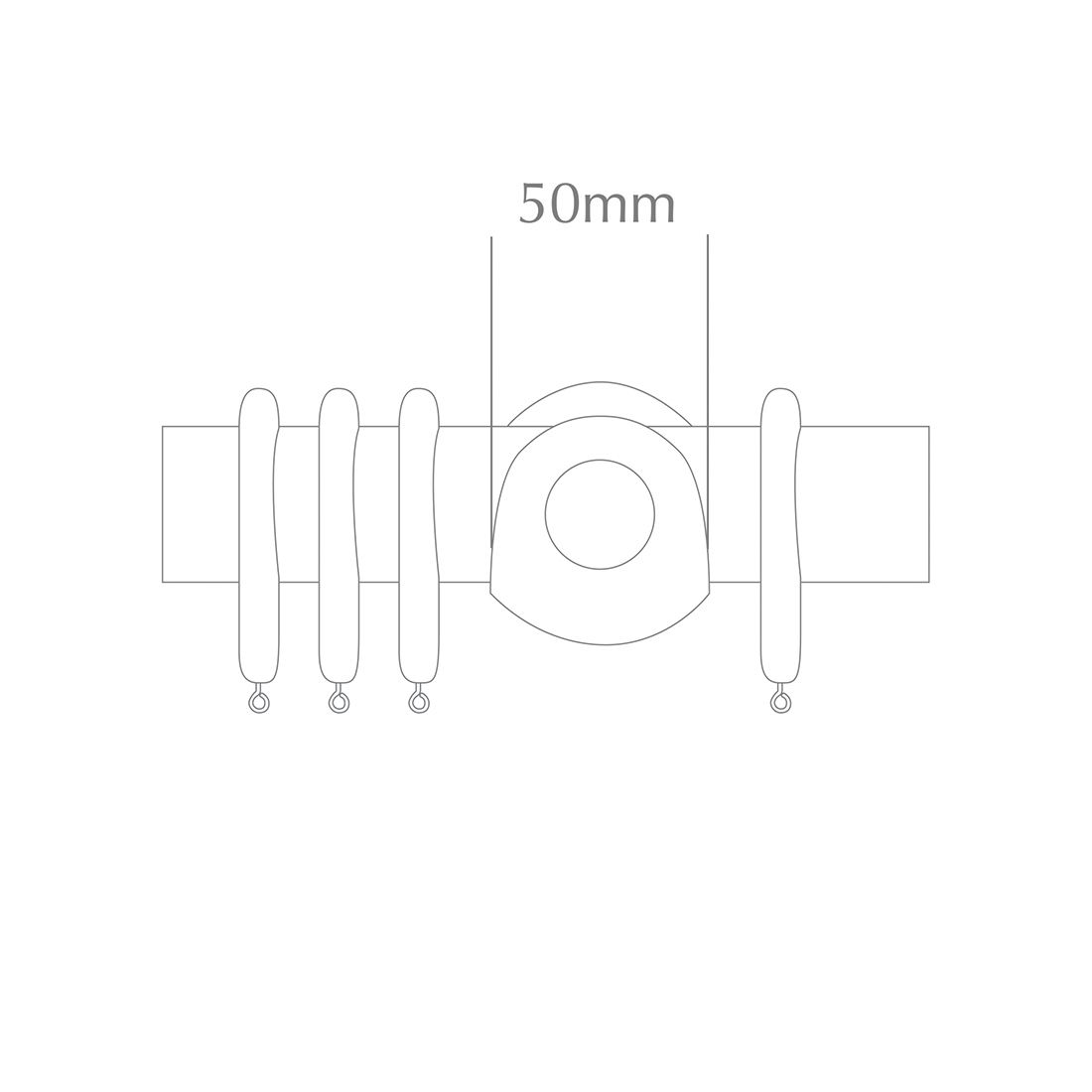 Jones Interiors Cathedral Bracket in Putty