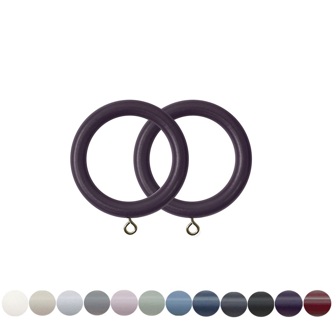 Jones Interiors Estate Curtain Pole Ring in Juniper