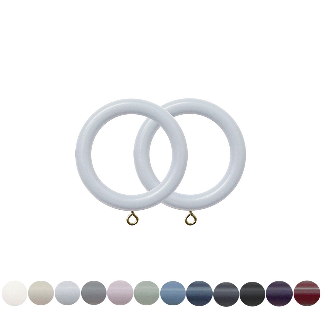 Jones Interiors Estate Curtain Pole Ring in Shingle