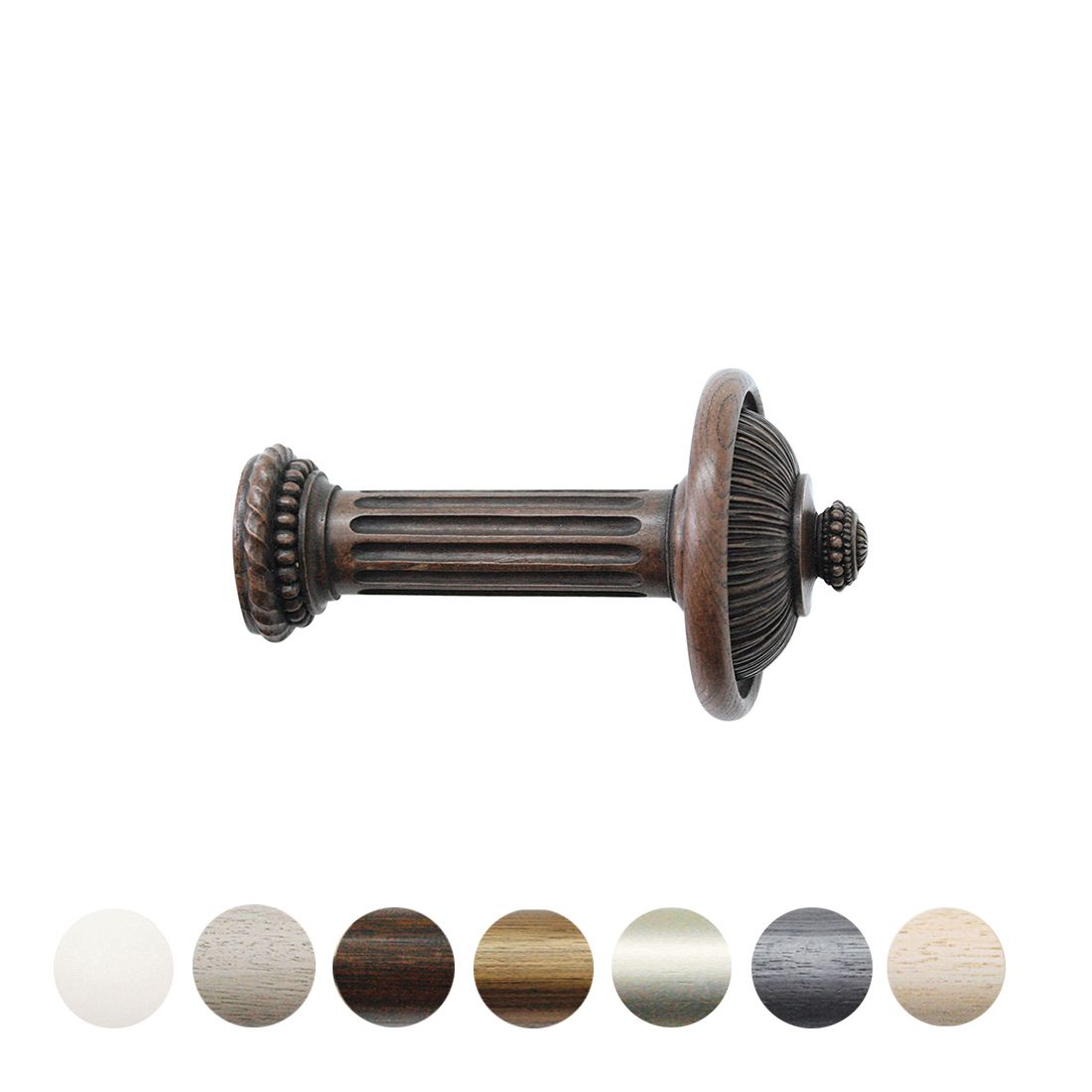 Jones Interiors Florentine Pleated Holdback in Oak