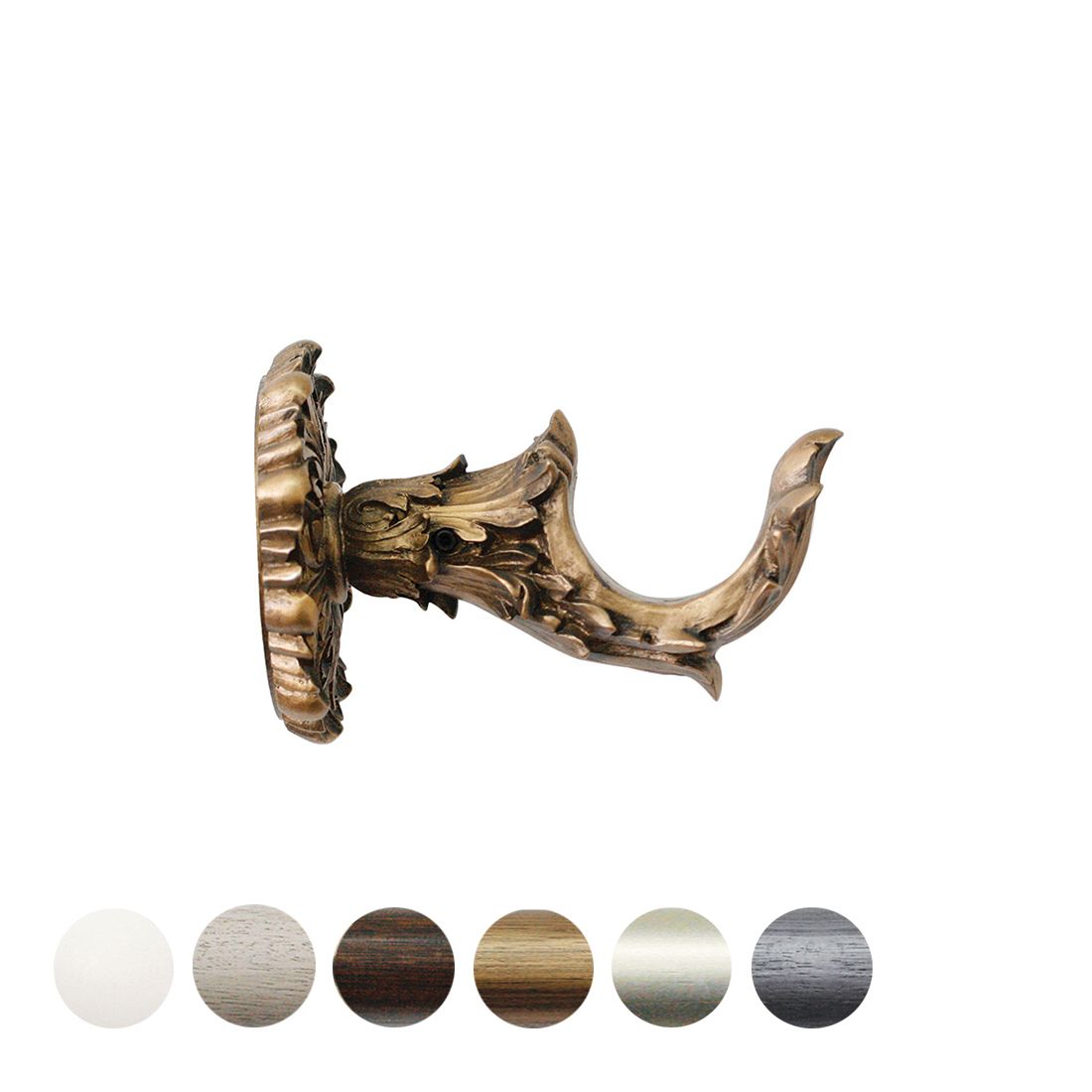 Jones Interiors Florentine Acanthus Bracket in Antique Gold