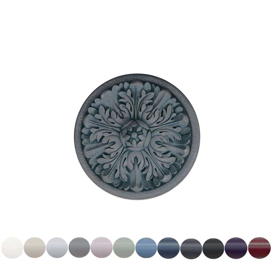 Jones Interiors Estate Acanthus Holdback in Airforce
