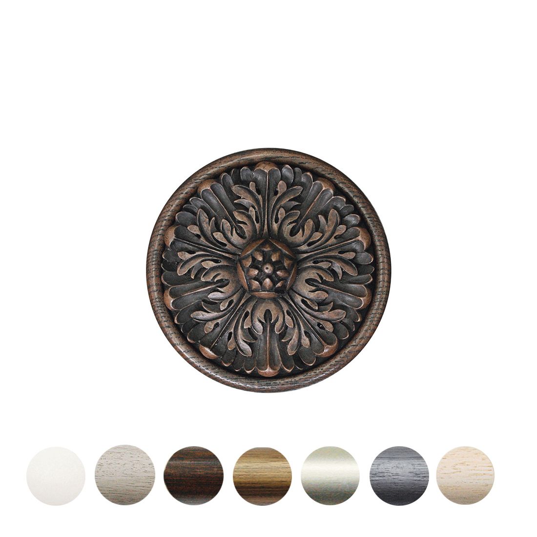Jones Interiors Florentine Acanthus Holdback in Oak