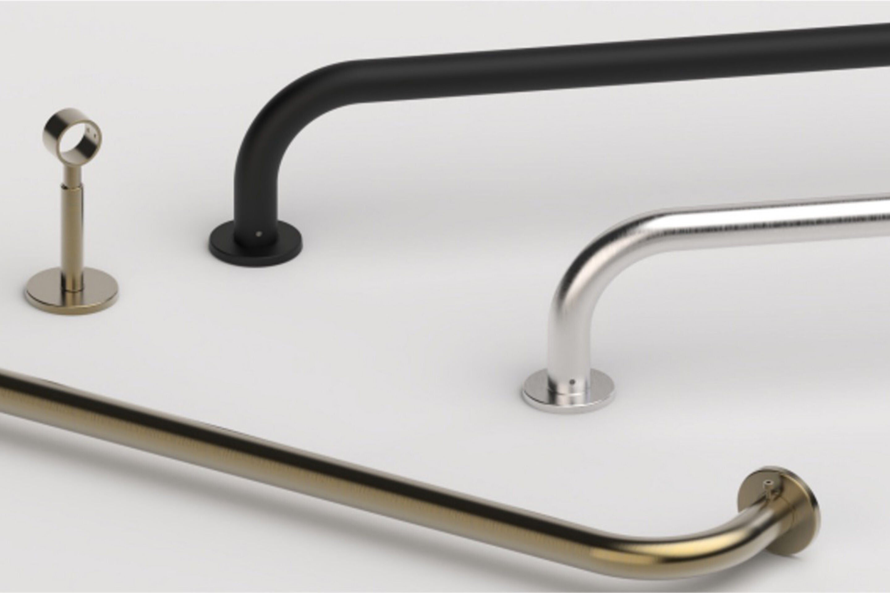 Integra Stainless Steel French Curtain Pole