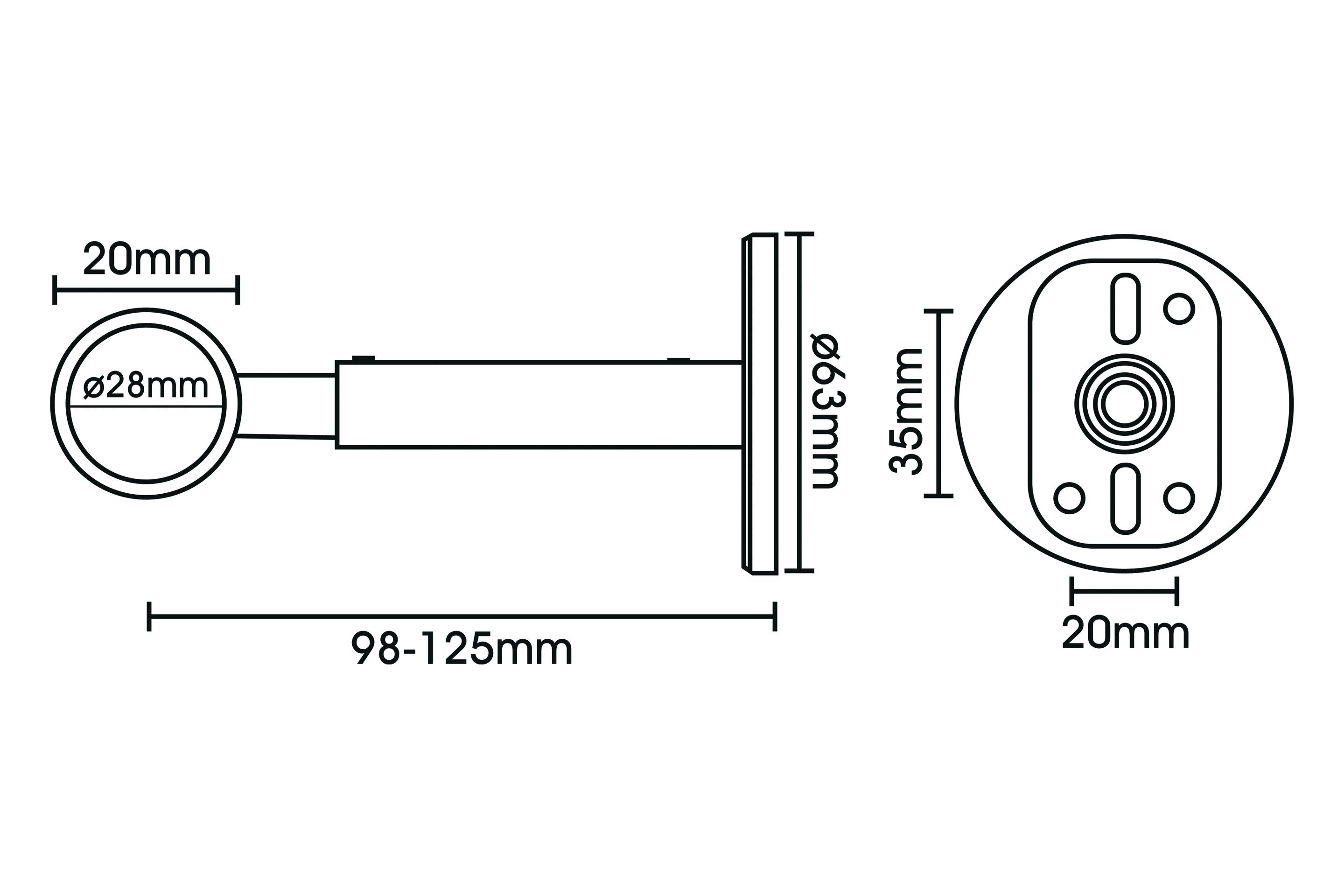 Integra Stainless Steel French Curtain Pole