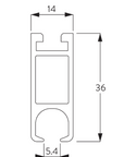 Silent Gliss 7605 Metroflat in Matt White
