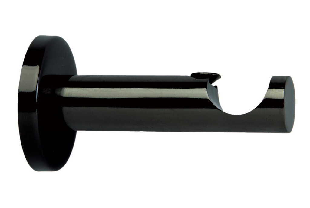 Hallis Neo Black Nickel Bullet Curtain Pole Set