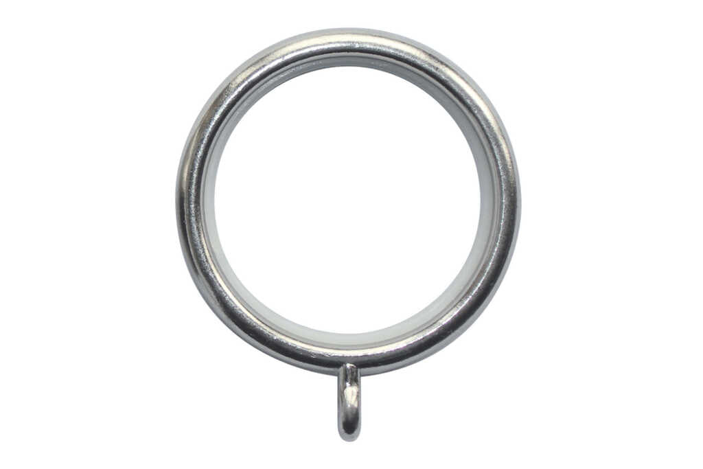Hallis Neo Stainless Steel Effect Stud Curtain Pole Set