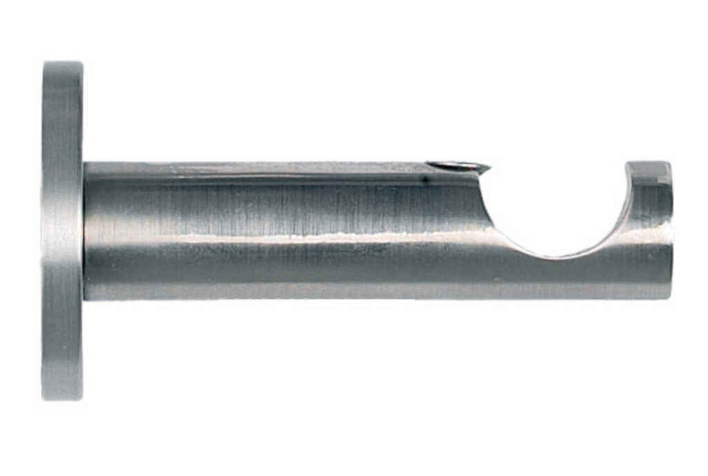 Hallis Neo Stainless Steel Effect Stud Curtain Pole Set