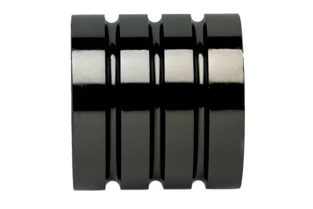 Hallis Neo Black Nickel Stud Curtain Pole Set
