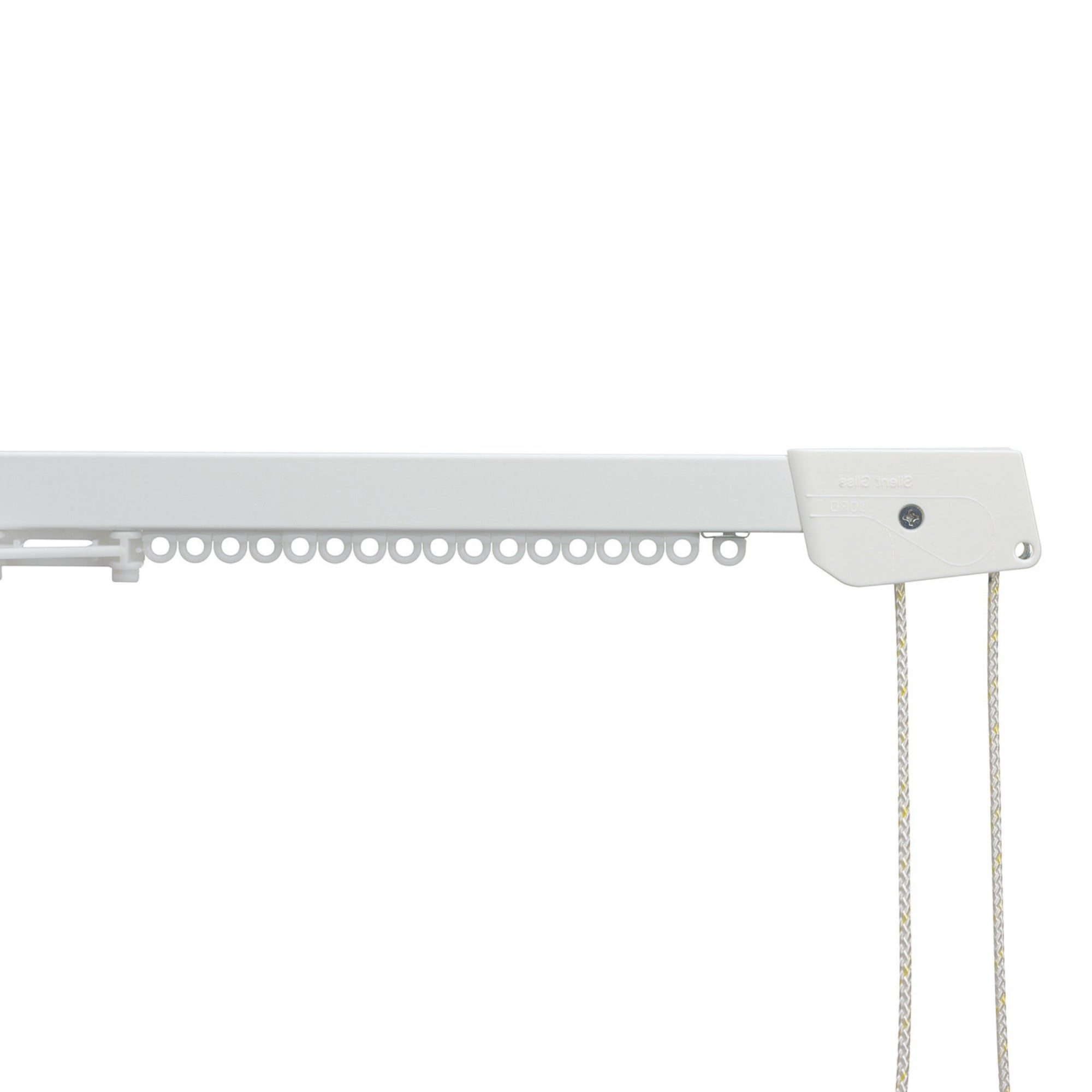Silent Gliss 3000 Corded Curtain Track in White