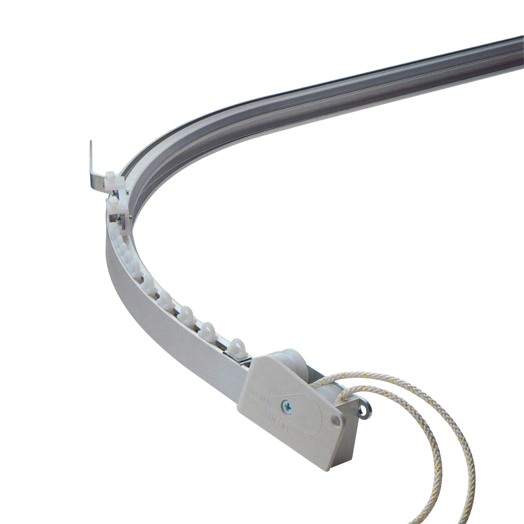 Silent Gliss 3000 Corded Curtain Track in White