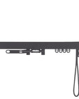 Silent Gliss 3870 Corded Curtain Track in Black