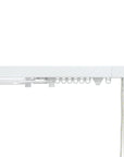 Silent Gliss 3870 Corded Curtain Track in Matt White