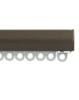 Silent Gliss 6840 Curtain Track in Antique Bronze, end cap and gliders
