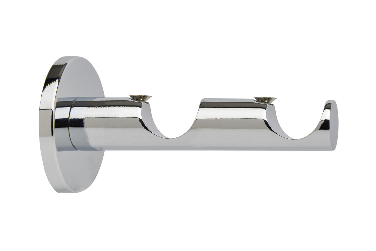 Hallis Neo 28mm/28mm double bracket in Chrome