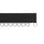 Silent Gliss 1080 curtain track in Black, end cap and gliders
