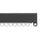 Silent Gliss 1080 curtain track in Charcoal, end cap and gliders