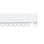 Silent Gliss 1080 curtain track in Matt White, end cap and gliders