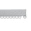 Silent Gliss 1080 curtain track in Silver, end cap and gliders