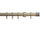 Hallis Neo Spun Brass Stud Curtain Pole Set - 28mm