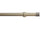 Hallis Neo Eyelet Spun Brass Stud Curtain Pole Set - 28mm