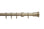 Hallis Neo Spun Brass Trumpet Curtain Pole Set - 28mm
