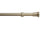 Hallis Neo Eyelet Spun Brass Trumpet Curtain Pole Set - 28mm