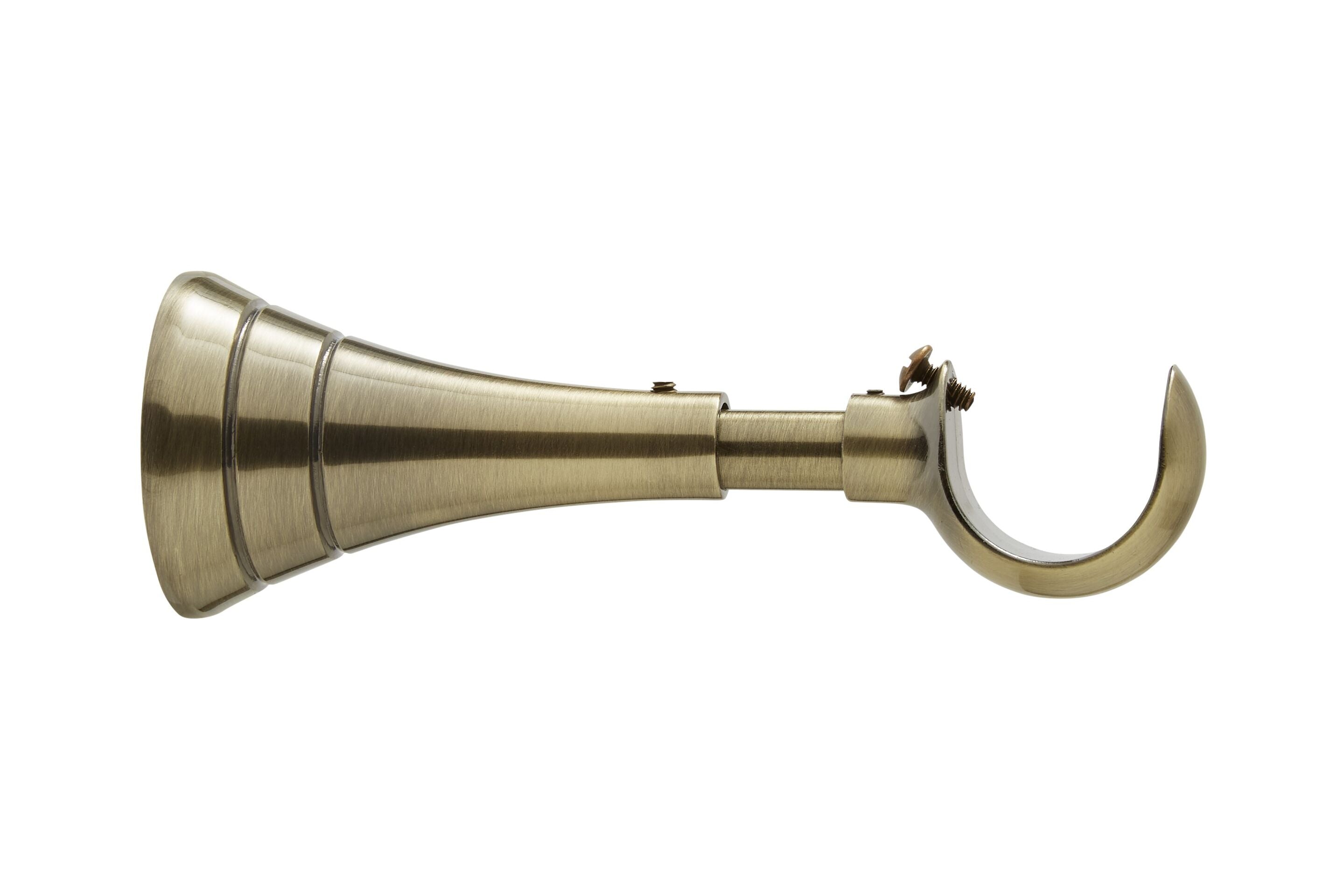 Cup bracket in spun brass (28mm option)