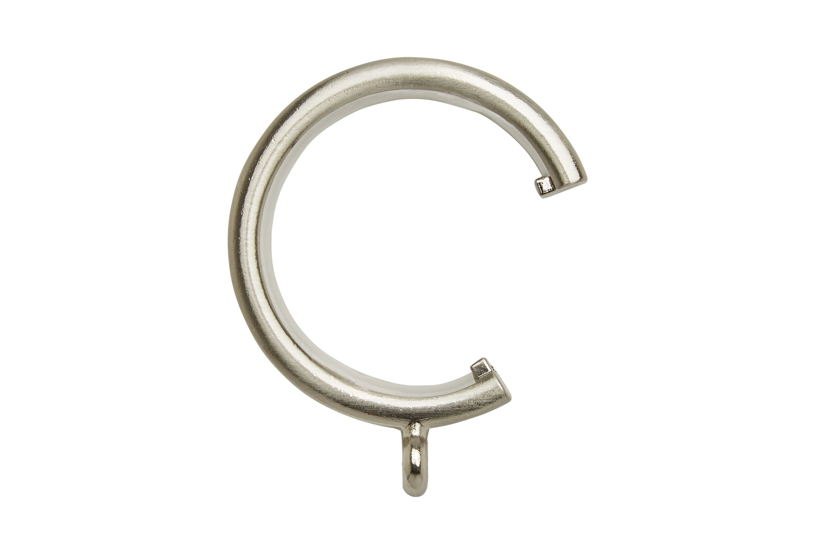 C-shaped passing ring in stainless steel