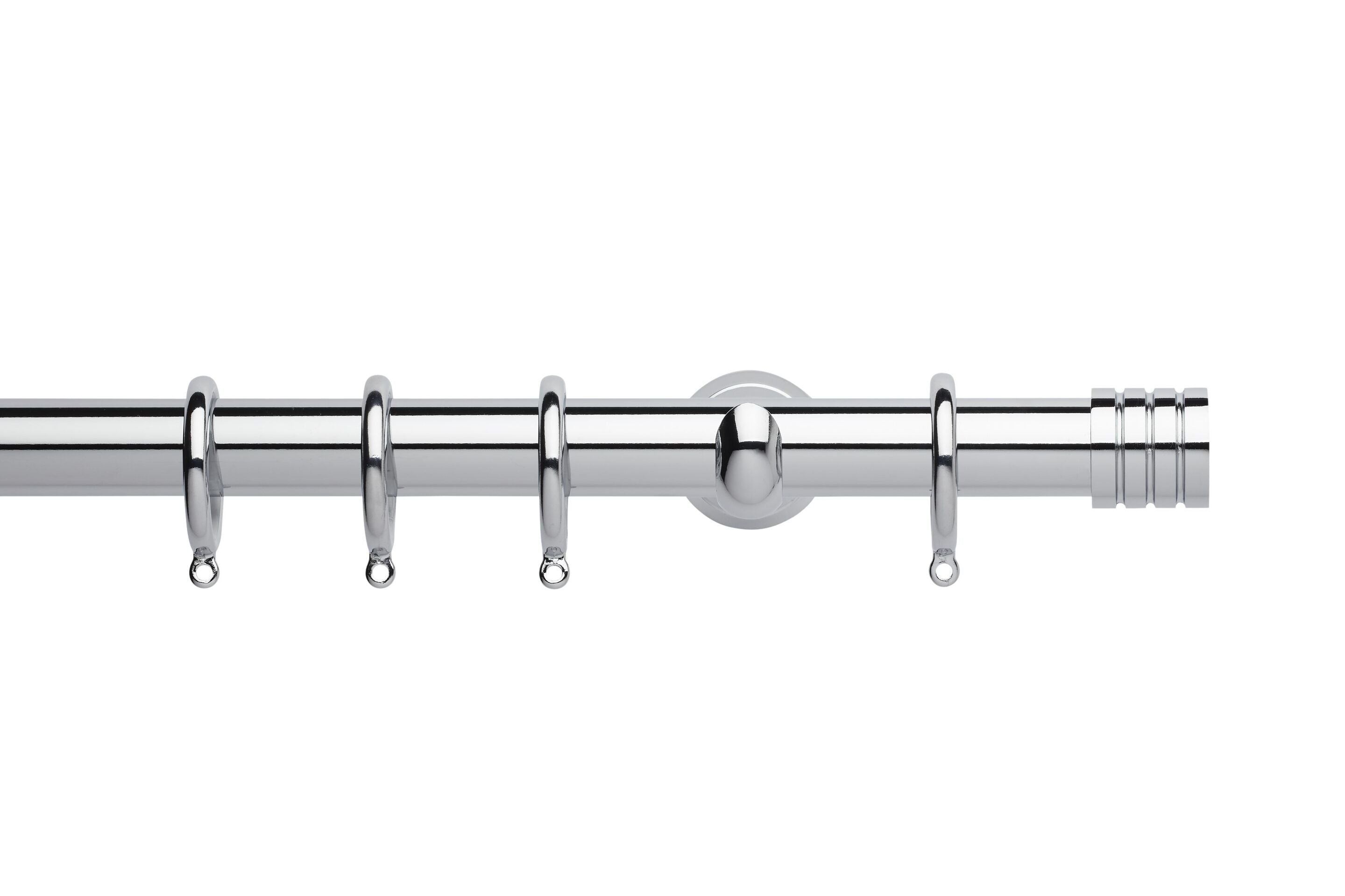 Hallis Neo Chrome Stud Curtain Pole Set - 28mm