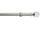 Hallis Neo Eyelet Premium Stainless Steel Clear Ball Curtain Pole Set - 28mm
