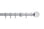 Hallis Neo Premium Chrome Clear Ball Curtain Pole Set - 28mm