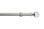 Hallis Neo Eyelet Premium Stainless Steel Faceted Ball Curtain Pole Set - 28mm