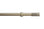 Hallis Neo Eyelet Spun Brass Wired Barrel Curtain Pole Set - 28mm