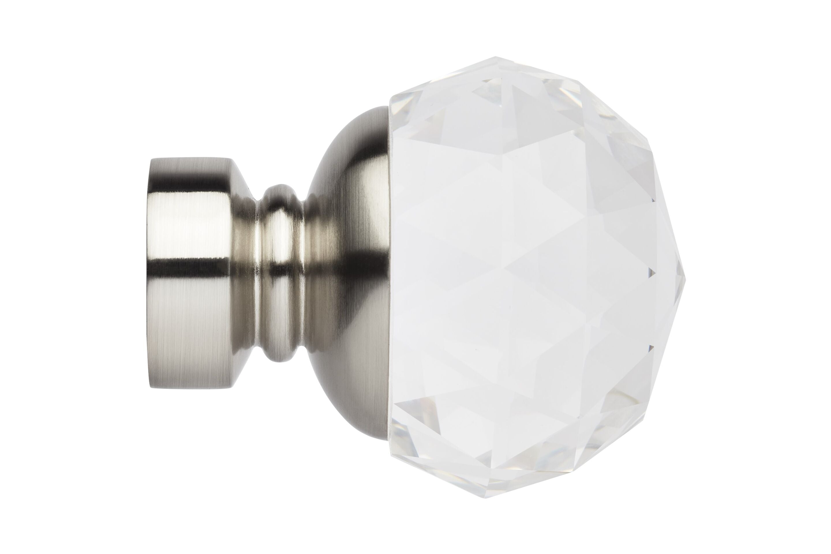 Faceted Ball finial in stainless steel