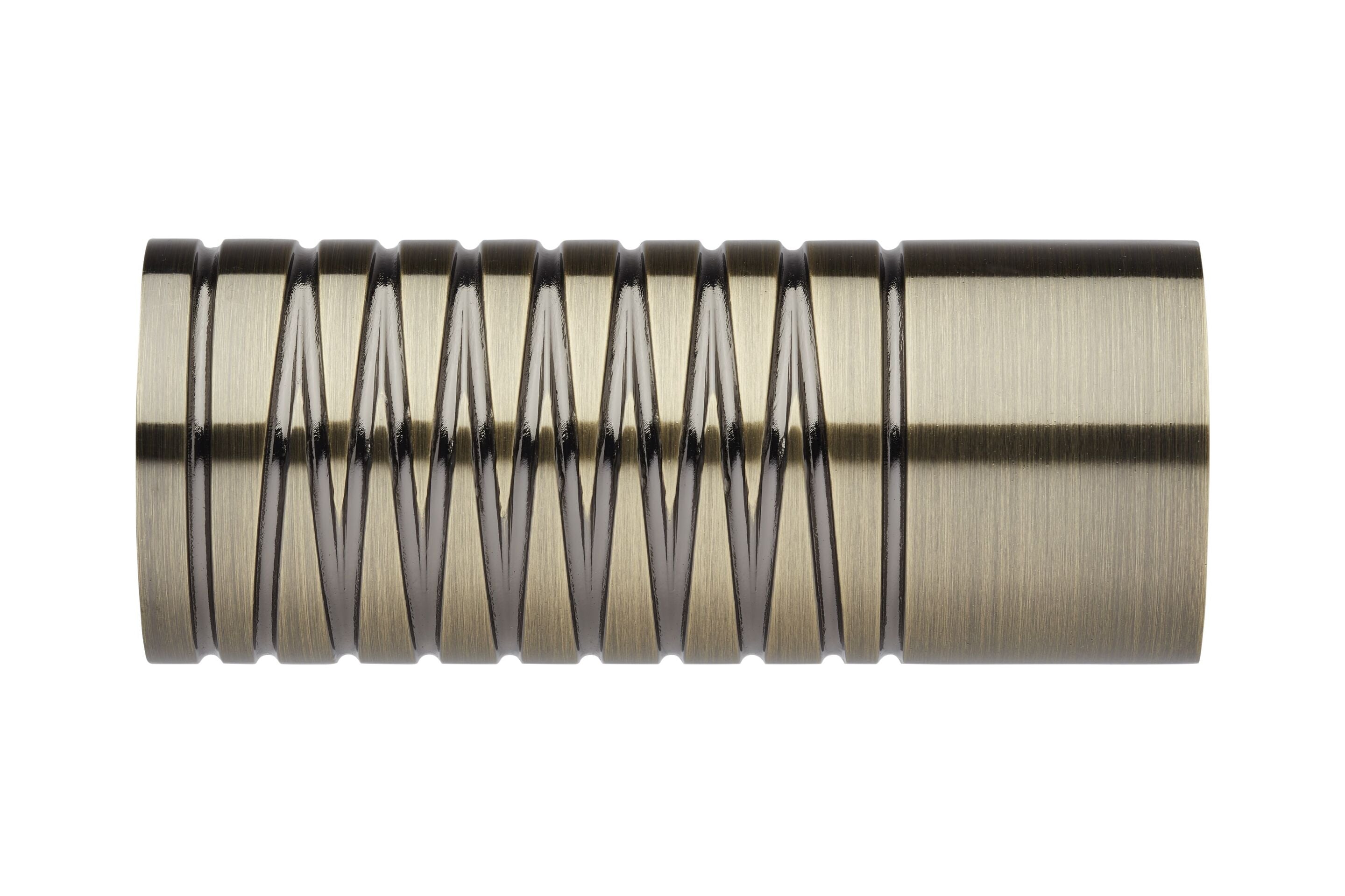 Wired Barrel finial in spun brass for the Hallis Neo bay pole