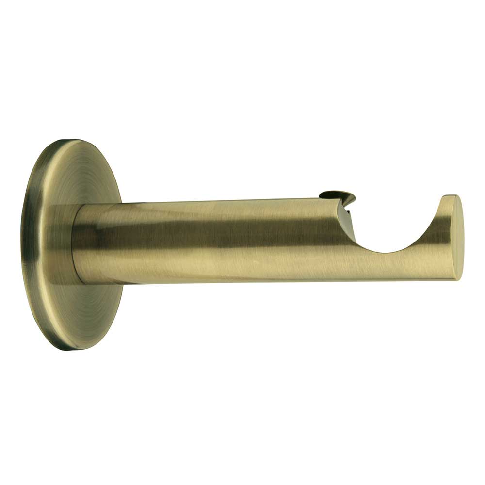 Hallis Neo Cylinder Bracket in Spun Brass Effect