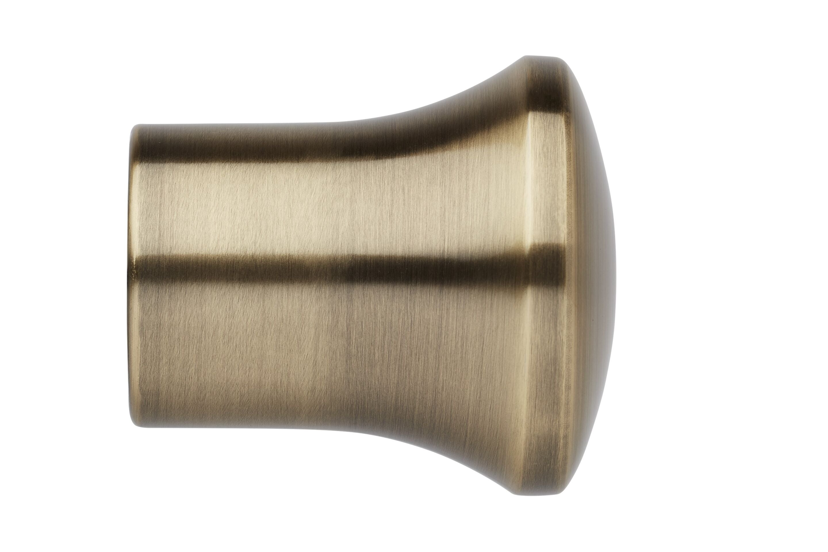 Trumpet finial in spun brass