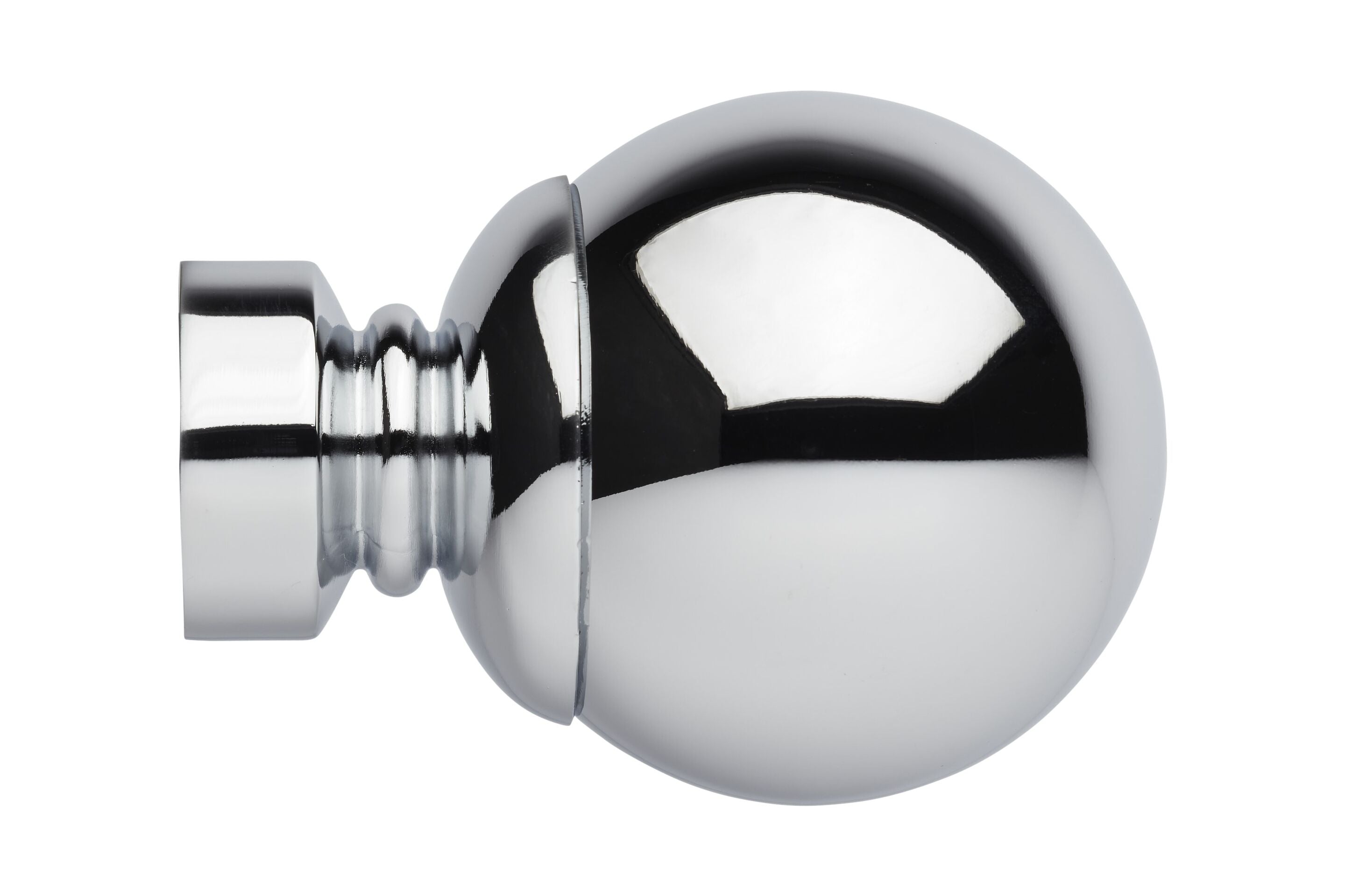 Ball finial in chrome for the Hallis Neo bay pole