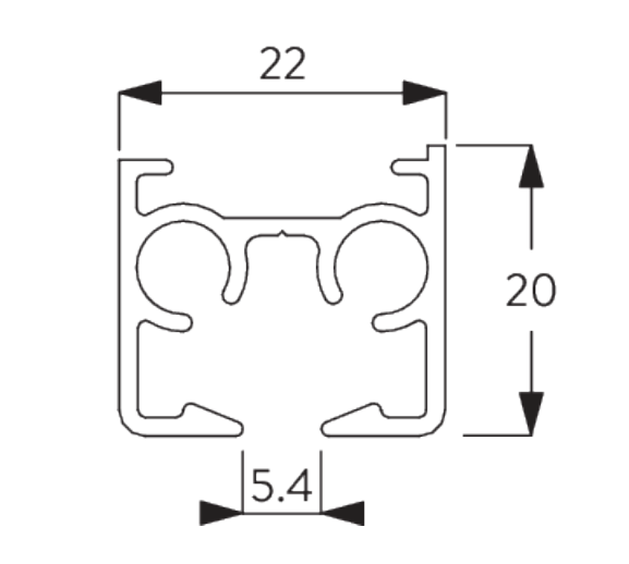 Silent Gliss 3870 Curtain Track in Matt White