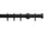 Hallis Neo Matt Black End Cap Curtain Pole Set - 28mm