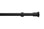 Hallis Neo Eyelet Matt Black Trumpet Curtain Pole Set - 28mm